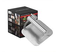 TOPINCN Prensa de Hamburguesas Antiadherente con Acero Inoxidable Apto para Uso Alimentario y Ergonómico para Hacer Hamburguesas Perfectas en Casa o en la Barbacoa