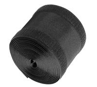 TOPINCN Protector de Cubierta de Cable para Alfombra, Cubierta de Cable de Fibra de Mezcla de Nailon, Corrector de Alambre Cortado a Medida Debajo de la Alfombra con Parte Inferior (Black)