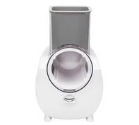 TOPINCN Rallador Eléctrico de Verduras, Triturador Eléctrico, Rallador Rotativo con 4 Cortadores Intercambiables para Queso, Zanahoria, Patata, Pepino, Ajo, Nueces