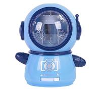 TOPINCN Sacapuntas Eléctrico con Batería USB, Diseño de Astronauta Seguro para Niños, Sacapuntas Automático con Doble Potencia, Suministros de Oficina para Estudiantes en el Hogar y el (Azul morado)