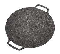 TOPINCN Sartén Cuadrada de Estilo Coreano, Placa de Barbacoa Coreana, Parrilla de Barbacoa, Sartén Circular Antiadherente para Estufa de Exterior para el Hogar(Universal Type 36cm)