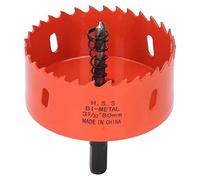 TOPINCN Sierra Perforadora de Mandril, Dientes de Corte Afilados, Cortador Perforador Eficaz para Metal Blando y Madera, Tamaño de 80 Mm
