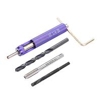 TOPINCN Stainless Steel Thread Repair Insert Kit 50Pcs High Strength for
