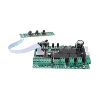 TOPINCN Tablero de Control del Motor de Puerta Corredera, Placa de Circuito de 24 V CC con Tiempo de Retardo Ajustable y Velocidad de Desaceleración para Abridor de Puerta Corredera (220V)