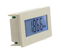 TOPINCN Tacómetro de Motor, Herramienta de Medición Digital Precisa de RPM con Pantalla LCD para Aplicaciones de Torno de Cortacésped CNC, Diseño Liviano