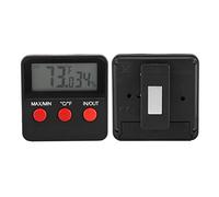 TOPINCN Termómetro Digital LCD, Higrómetro, Monitor de Temperatura y Humedad para Incubadora de Huevos, Mantenimiento de Mascotas, Sonda de Resistencia de Alta Precisión para Medición de Temperatura