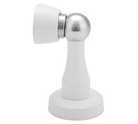 TOPINCN Tope de Puerta Magnético de Acero Inoxidable, Cierre de Puerta Sólido con Fuerte Fuerza de Sujeción para Instalación en Casa y Oficina, 4,7x8,3 Cm, 1 Juego (WHITE)