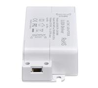 TOPINCN Transformador de Controlador LED Fuente de Alimentación de Seguridad de Tamaño Pequeño para Luces LED de Interior 12W 12V con Fácil Instalación