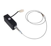 TOPINCN Válvula Solenoide de Motor Diésel, Controlador de Apagado Compacto para Generadores Diésel, 1 Controlador de Acelerador de Acero ABS (DC24V)