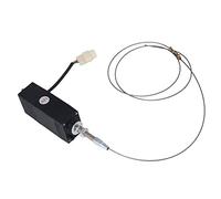 TOPINCN Válvula Solenoide de Motor Diésel, Controlador de Apagado Compacto para Generadores Diésel, 1 Controlador de Acelerador de Acero ABS (DC12V)