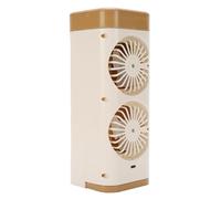 TOPINCN Ventilador de Aire Acondicionado Portátil, Mini Enfriador de Aire Acondicionado con Batería de 2400 MAh y Luz Nocturna, 3 Velocidades de Viento, Enfriamiento por Niebla para
