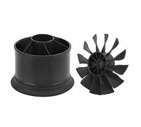 TOPINCN Ventilador de Ducto de 50mm con 12 Aspas Perfectamente (Forward