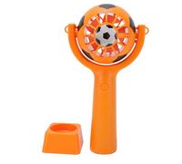 TOPINCN Ventilador de Mano de Fútbol, recargable por USB, 1200mAh, 3 Velocidades, Agarre de Ventilador Portátil Silencioso para Fanáticos de los Deportes, Actividades Al Aire Li (ORANGE)