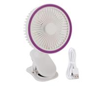 TOPINCN Ventilador de Pinza Silencioso, con Rotación de 360°, Recargable