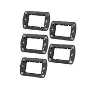 Topolenashop Juego de 5 soportes compatibles Bticino Living International y Living Light con marco universal para placas, interruptores y frutas eléctricas, montaje fácil en cajas estándar 503 460287
