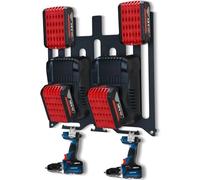 TOPOWN Soporte de Pared 3 en 1 para Cargadores Bosch Professional GAL 1880 CV / 18V-40 / 18V-160 C / 3680 CV y GAX 18V-30, para baterías Bosch de 18 V, 77597