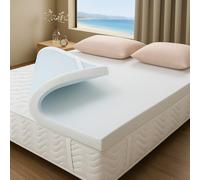 Topper 180x190 Viscoelastico VISCOGEL Grosor 5 cm | Nucleo 100% ViscoGel | Hecho en España | Frescura y Confort | Mejora el Descanso | Desenfundable y Lavable | Cara Verano e Invierno | Sobrecolchon