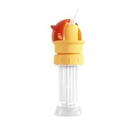Topper de botella de paja, adaptador de tapa de botella impermeable, tapa de paja de silicona, accesorio de tapa de bebida resistente a derrames, uso de bebidas gaseosas