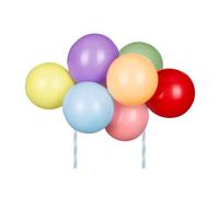 Topper Para Tarta Globos Partydeco - Arcoiris