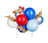 Topper Para Tarta Globos Partydeco - Avion
