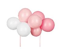 Topper Para Tarta Globos Partydeco - Rosas