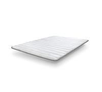 SonnoMATTRESS Topper Viscoelástico Aloe Vera Confort 80x180x3cm -Visco Suave Efecto Nube, Tejido Aloe Vera hipoalergénico, Transpirable 3D, Mejora el Confort y prolonga la Vida del colchón