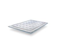Topper Viscogel Blue Gel Confort de SonnoMattress, Altura 4 cm White 70x180