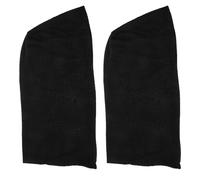TOPPERFUN Fundas Elásticas para Reposabrazos de Sofá, Dos Piezas, Negro | Poliéster Tejido Shuttle, Tacto Suave y Cómodo, para Hogar y Tienda, 43x17cm