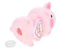 TOPPERFUN Hucha De Vinilo con Forma De Cerdito Cartoon para Adultos con Fondo Plano Resistente Ideal para Decorar Salas Y Habitaciones