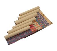 TOPPERFUN Papel de Obsequio Decorativo Doble Cara 6 Hojas Surtidas Papel de Embalaje Ecológico Resistente y Plegable para Envolver Cajas Adecuado para Manualidades y Regalos Festivos