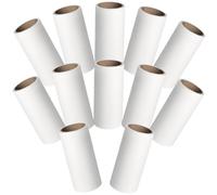 TOPPERFUN Rodillo Quitapelusas Multifunción para Mascotas, 12 Unidades 40 Hojas por Rollo, Herramienta Portátil para Eliminar Pelo y Pelusa de Ropa, Sofá y Automóvil