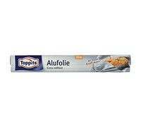 toppits aluminio pantalla con doble de fuerza de panal, 10 m x 29,5 cm, dispensador de cartón, 1 pieza