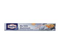 Toppits - Hoja de aluminio para dispensador, 10 metros, 30 cm de ancho, color plateado