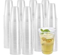 TopRed | Vasos de Plástico Desechables Resistentes - Polipropileno Transparente - 60/100/270 Unid. - Capacidades de 220 cc y 1000 cc - Ideales para Fiestas, Eventos y Celebraciones | Marca Maxi