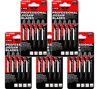 TopsTools 25pcs JSTT119BO_5 T119BO Madera Hojas caladora Larga vida | Vástago T seguro y estable; hojas duraderas cortan madera rápido, limpio y preciso