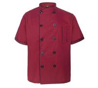 TopTie Chaquetilla Cocinero Hombre Mujer, Chaqueta Chef Manga Corta