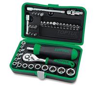 Juego de llaves de vaso de 1/2". TOPTUL 1/4 " 41 Pieza