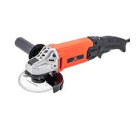 TOPWAY Amoladora angular con cable 115 mm / 125 mm 1200W, 6 velocidades variables, para bricolaje y trabajos ligeros, mampostería, hormigón, azulejos, metal y acero (Gama económica)