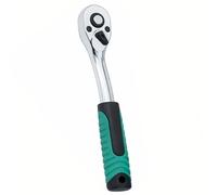 TOPWAY Llave de Carraca 1/4", Mango para Llave de Tubo de Liberación Rápida de 72 Dientes, Acero al Cromo Vanadio, Herramienta para Taller de Reparación de Automóviles, 150mm 421907