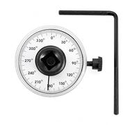 TOPWAY Medidor de ángulo de Torsión de 1/2", Llave Dinamométrica de ángulo de Accionamiento Ajustable de 360 Grados para Reparación de Automóviles 423904