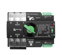 TOQ7-63PV 3P trifásico ATS 3P 63A 100A 125A 230V Doble potencia interruptor Selector eléctrico de transferencia automática ininterrumpido TOQ7(63A)
