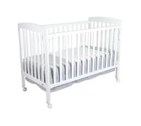 Toral Cuna Bebe Madera con Colchon Viscoelástico y Edredón Gris. Cuna Colecho Bebe Modelo Verona. Cunas para Bebes Completas con Colchon. 3 Posiciones Lateral Deslizante y 5 Posiciones Somier. Crib +