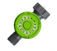 Torchlit Ordenador de riego de plástico ABS robusto(B) | Principio de rotación mecánica, sin baterías, operación fácil, 2 zonas independientes, diseño verde
