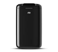 Tork 564008 Cubo de Basura con Tapa | Negro, Papelera Elevation sólida compatible con bolsas de plástico de Tork B3, 5 litros