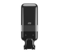 Tork Dispensador para Jabón y Desinfectante con Palanca de Codo Negro S4, Recambios de Espuma, Líquido y Gel, Línea Elevation, 564108