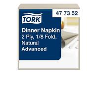 Tork Natural Servilleta , 1/8 pliegue 2 capas, 39 cm x 39 cm, 150 servilletas, 477352