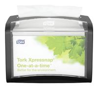 Tork Xpressnap 272611 - Dispensador de mesa (4 unidades, 15,5 x 20,1 x 15,0 cm), color negro