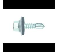 INDEX Fixing Systems DIN-7504-K + ARVUL - Pack de 500 tornillos autotaladrantes de cabeza hexagonal con arandela estampada (recubrimiento cincado, 5,5 x 50 mm, P16)