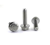 Tornillo Cabeza Hexagonal con Arandela Estampada Acero Inox A2 DIN 6921 (M6x25) x5