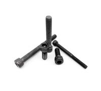 Tornillo de aleación BoltM1.4 M1.6 M2 .5 M3 M4 Nivel negro 12.9 Acero DIN912 Hexágono Cabeza hueca hexagonal Perno Longitud del tornillo 2-80 mm(M2*50pcs,5mm)